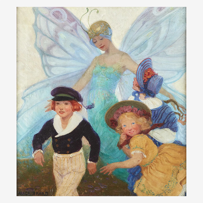 Fairy oil on canvas by Alice Beard